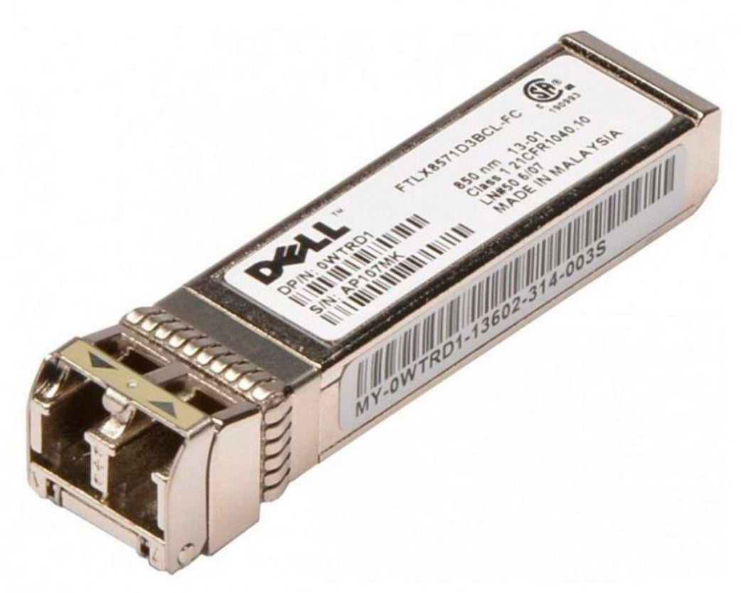 Dell Networking Transceiver SFP+ 10GbE SR850 NM Long Range 300 meter Reach Dell Networking Transceiver SFP+ 10GbE SR850 NM Long Range 300 meter Reach